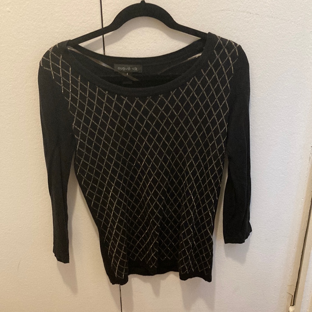 August Silk Patterned Top